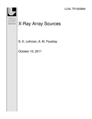 X-Ray Array Sources