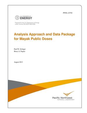 Analysis Approach and Data Package for Mayak Public Doses