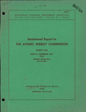 Semiannual Report to the Atomic Energy Commission