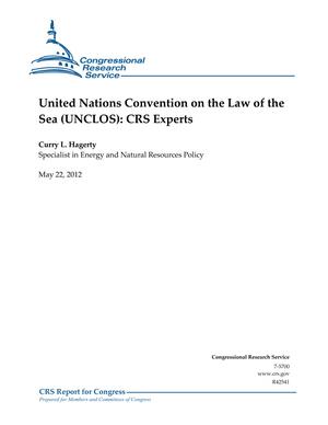 United Nations Convention on the Law of the Sea (UNCLOS): CRS Experts