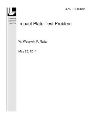 Impact Plate Test Problem