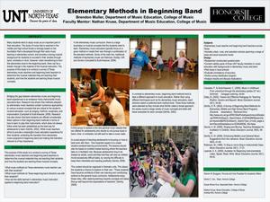Elementary Methods in Beginning Band