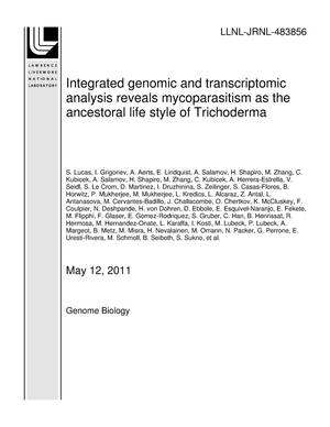 Integrated Genomic and Transcriptomic Analysis Reveals Mycoparasitism as the Ancestoral Life Style of Trichoderma