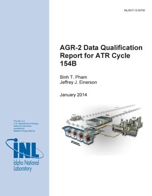 AGR-2 Data Qualification Report for ATR Cycle 154B