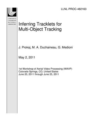 Inferring Tracklets for Multi-Object Tracking