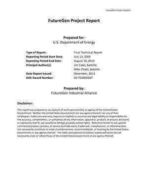 FutureGen Project Report