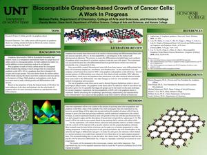 Primary view of object titled 'Biocompatible Graphene-based Growth of Cancer Cells: A Work in Progress'.