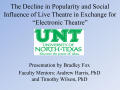 Presentation: The Decline in Popularity and Social Influence of Live Theatre in Exc…