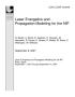 Article: Laser Energetics and Propagation Modeling for the NIF