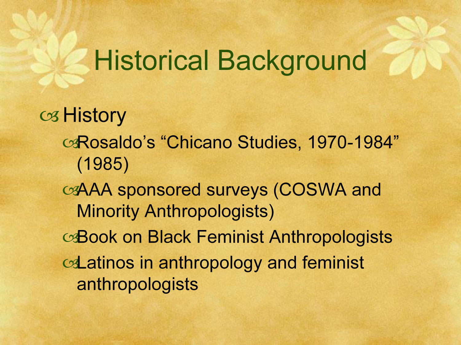 Making Space for Inclusion: A Case Study About A Latina Anthropologist
                                                
                                                    [Sequence #]: 3 of 15
                                                