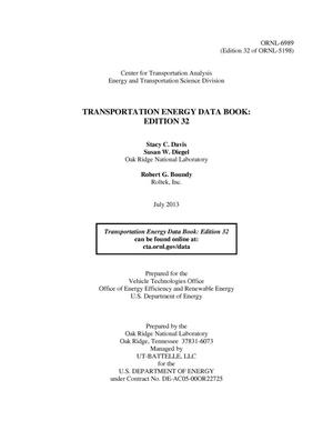 Transportation Energy Data Book: Edition 32