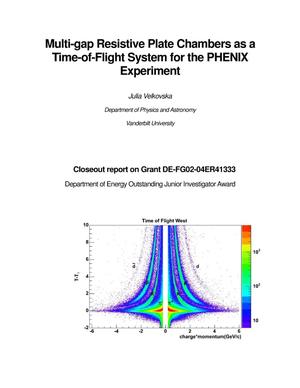 Multi-gap Resistive Plate Chambers as a Time-of-Flight System for the PHENIX Experiment