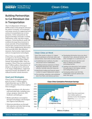 Building Partnerships to Cut Petroleum Use in Transportation (Brochure)