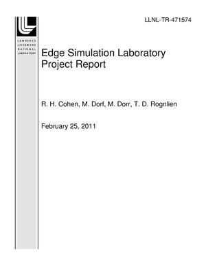 Edge Simulation Laboratory Project Report