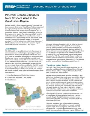 Potential Economic Impacts from Offshore Wind in the Great Lakes Region (Fact Sheet)