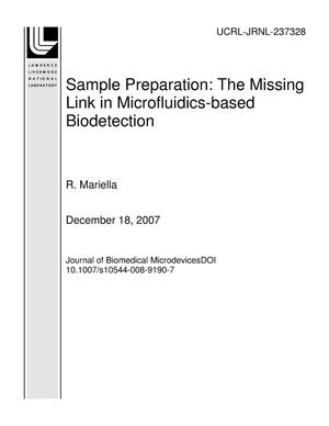 Sample Preparation: The Missing Link in Microfluidics-based Biodetection