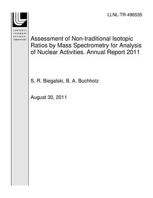 Assessment of Non-traditional Isotopic Ratios by Mass Spectrometry for Analysis of Nuclear Activities. Annual Report 2011