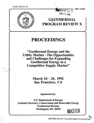 Comments on the DOE Hydrothermal Energy Conversion R&D Program