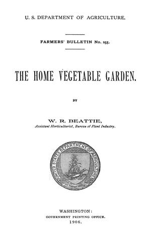 The Home Vegetable Garden