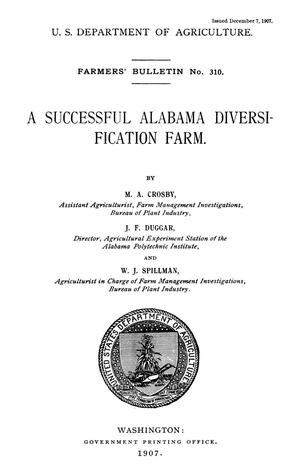 A Successful Alabama Diversification Farm