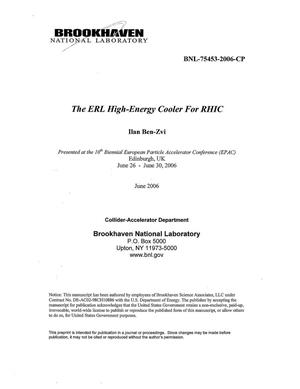 The Erl High-Energy Cooler for Rhic.