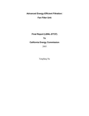Advanced Energy-Efficient Filtration: Fan Filter Unit