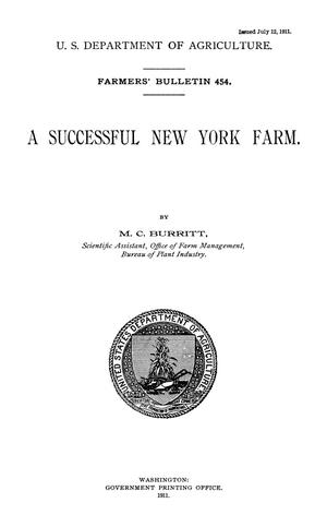 Primary view of object titled 'A Successful New York Farm'.