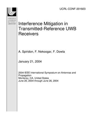 Interference Mitigation in Transmitted-Reference UWB Receivers