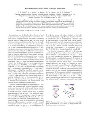 Self-contained Kondo effect in single molecules