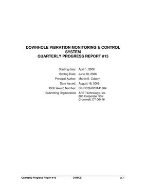 Downhole Vibration Monitoring & Control System