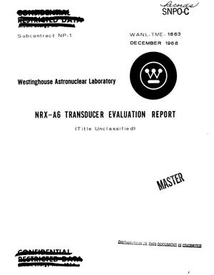 NX-A6 transducer evaluation report