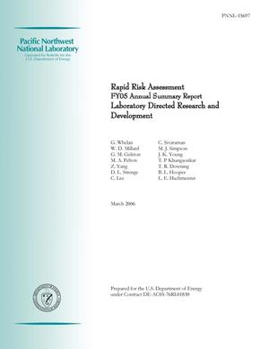 Rapid Risk Assessment: FY05 Annual Summary Report