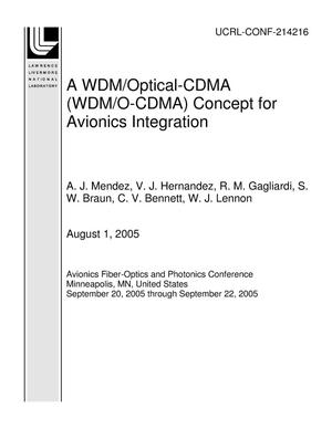 A WDM/Optical-CDMA (WDM/O-CDMA) Concept for Avionics Integration