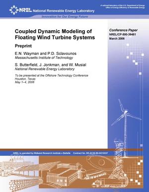 Coupled Dynamic Modeling of Floating Wind Turbine Systems: Preprint