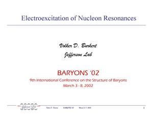 Electroexcitation of Nucleon Resonances