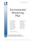 Primary view of Environmental Monitoring Plan