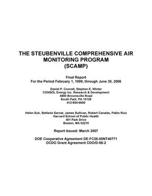 The Steubenville Comprehensive Air Monitoring Program (SCAMP)
