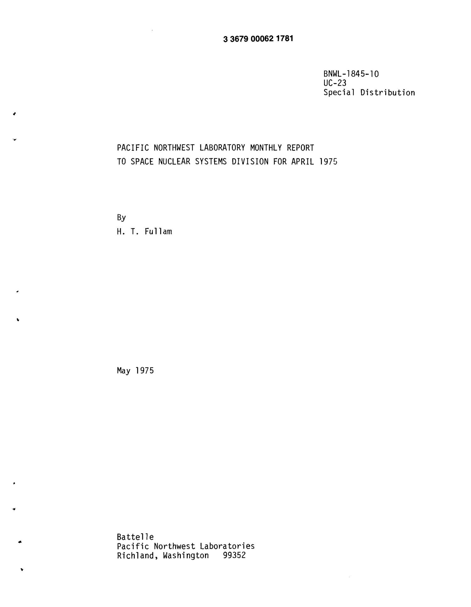 Pacific Northwest Laboratory monthly report to Space Nuclear Systems Division for April 1975
                                                
                                                    [Sequence #]: 4 of 23
                                                
