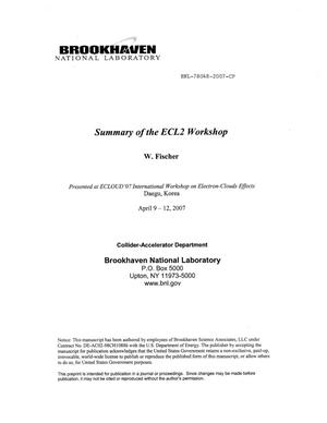 Summary of the ecl2 Workshop