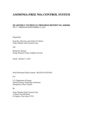 Ammonia-Free NOx Control System