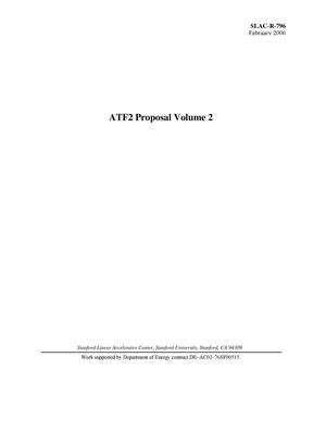 ATF2 Proposal Volume 2