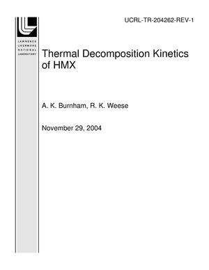 Thermal Decomposition Kinetics of HMX