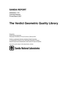 The verdict geometric quality library.