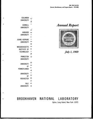 Annual Report, 1969, July 1