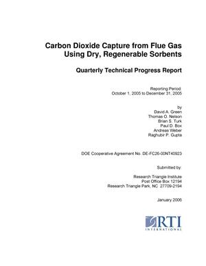 Carbon Dioxide Capture from Flue Gas Using Dry, Regenerable Sorbents