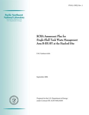 RCRA Assessment Plan for Single-Shell Tank Waste Management Area B-BX-BY at the Hanford Site