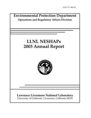 LLNL NESHAPs 2003 Annual Report