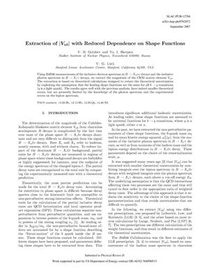 Extraction of |Vub| with Reduced Dependence on Shape Functions