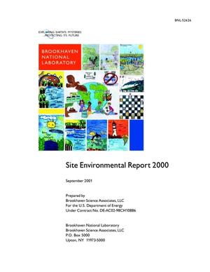 SITE ENVIRONMENTAL REPORT 2000 (SEPTEMBER 2001).