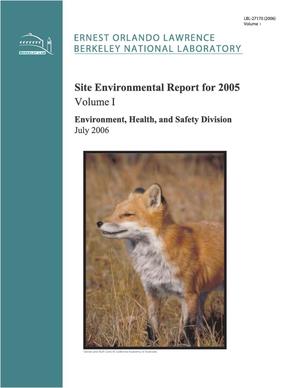 Site Environmental Report for 2005 Volume I and Volume II